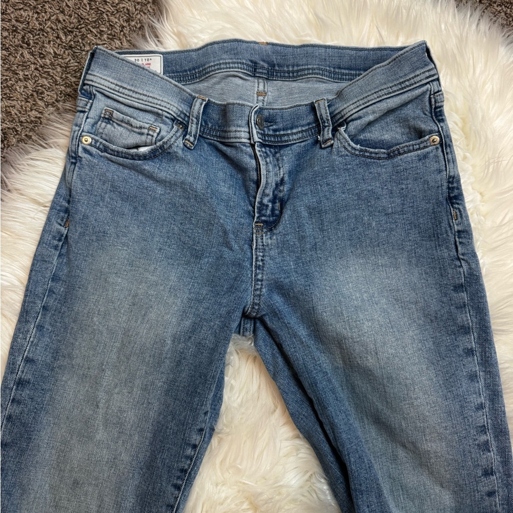 Gap Y2K low rise Classic Blue Flared Women's Jeans - Picture 4 of 9